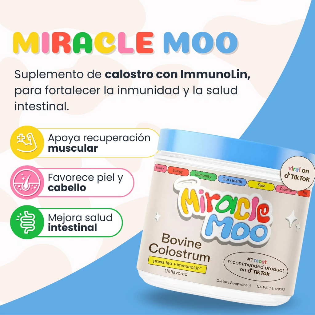 MIRACLE MOO | Suplemento de Calostro