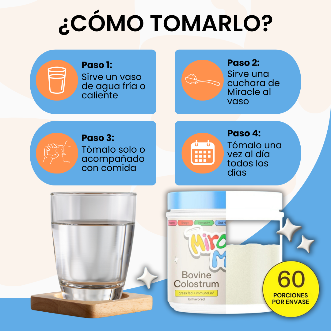 MIRACLE MOO | Suplemento de Calostro