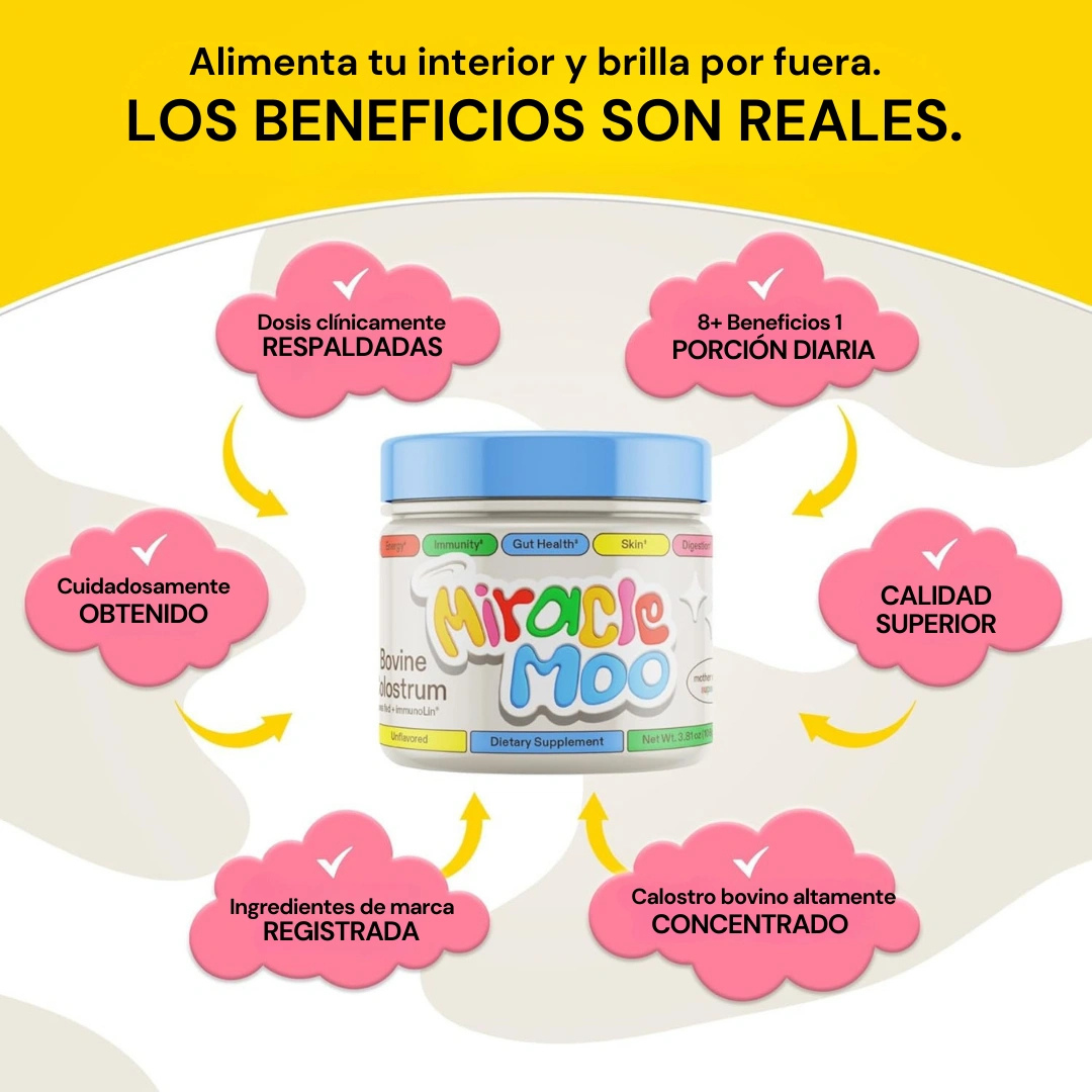 MIRACLE MOO | Suplemento de Calostro