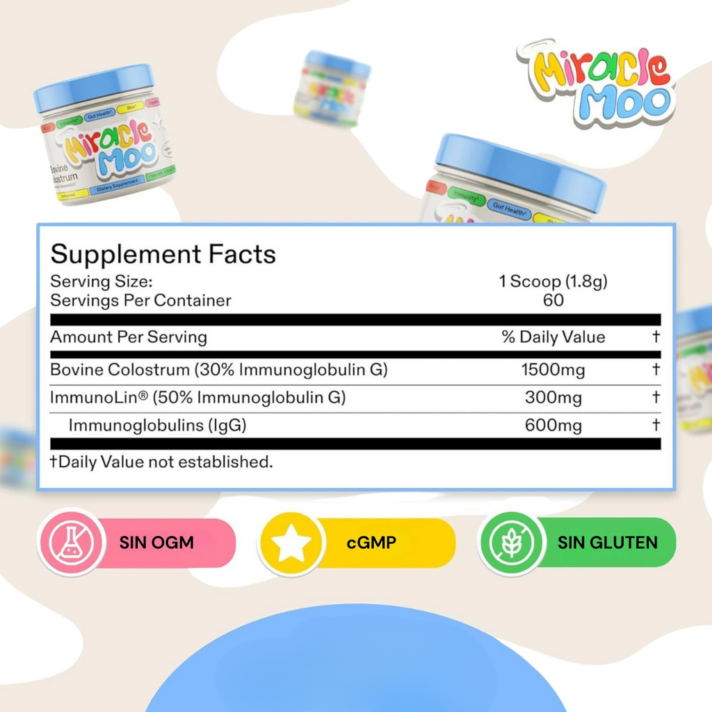 MIRACLE MOO | Suplemento de Calostro