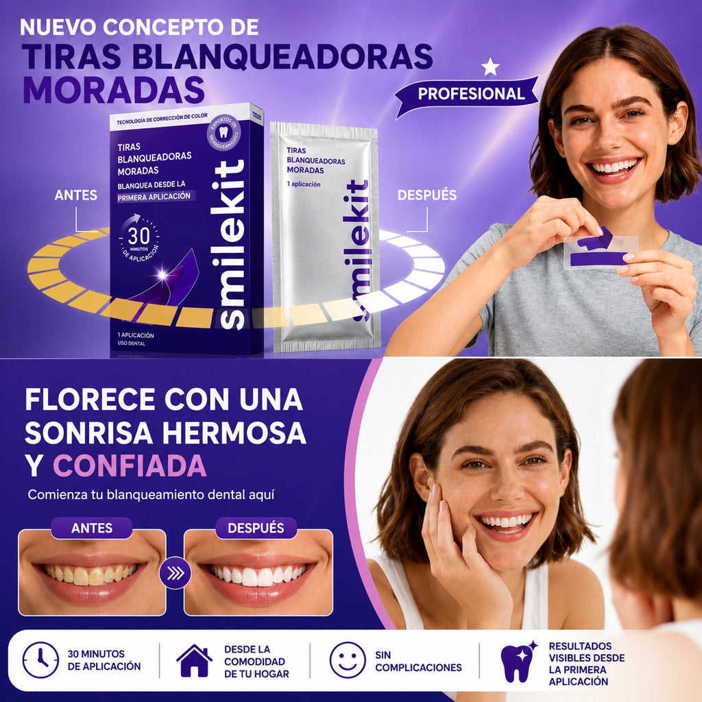 SMILEKIT | Cintas Blanqueadoras